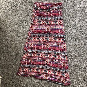Tribal long skirt